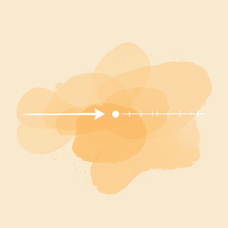A number line with an arrow approaching the value 3 from the left, illustrating the concept of a limit — getting closer and closer without necessarily reaching.