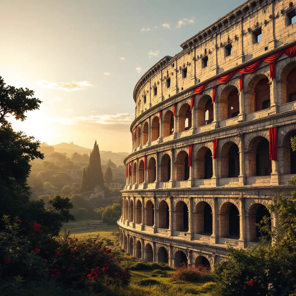 The Arena โ painted illustration
