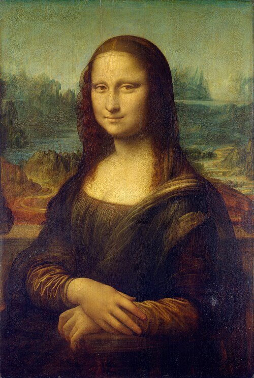 Leonardo da Vinci's Mona Lisa at the Louvre